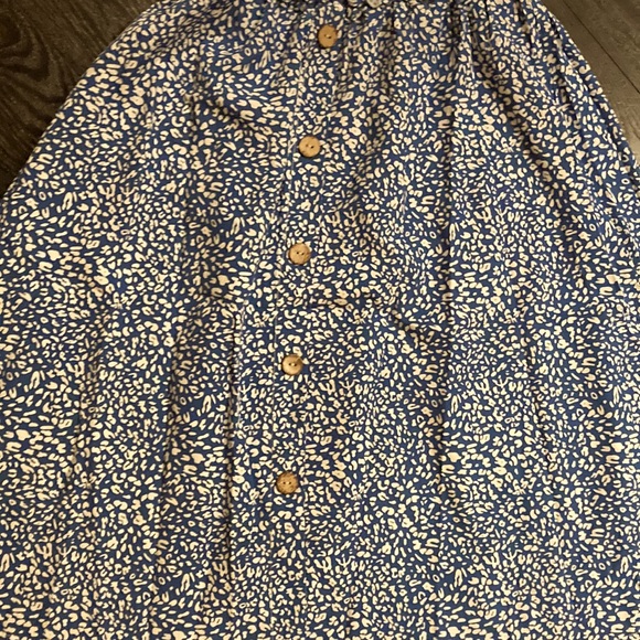 2 IN 1 BUTTON BUTTON DETAIL GRAPHIC PEINT DRESS - Picture 3 of 6